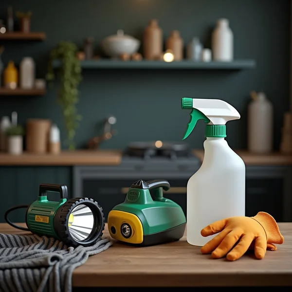 Professionelle Ausrüstung zur Schädlingsbekämpfung